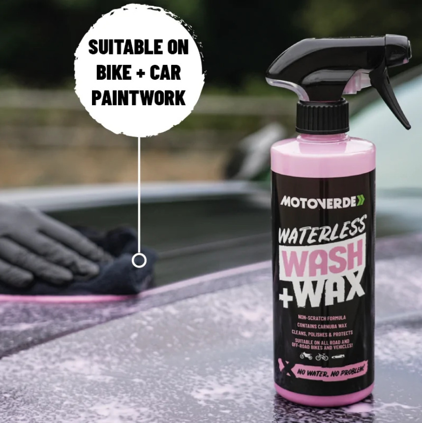 500ml Motoverde Vehicle Waterless Wash + Wax Spray thumbnail 4