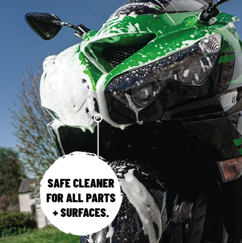 1L Motoverde Concentrated Bike Wash Cleaner Spray + Hose Pipe Mixer Sprayer thumbnail 4