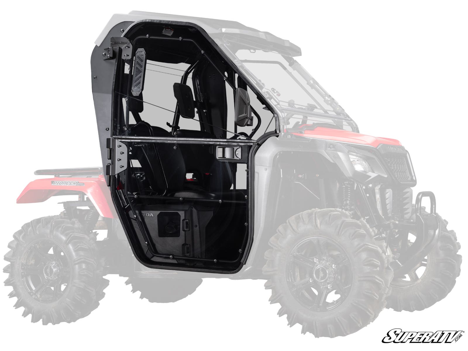 HONDA PIONEER 500 520 CAB ENCLOSURE DOORS, SUPER ATV DOOR-H-PIO500-002-72 image 1