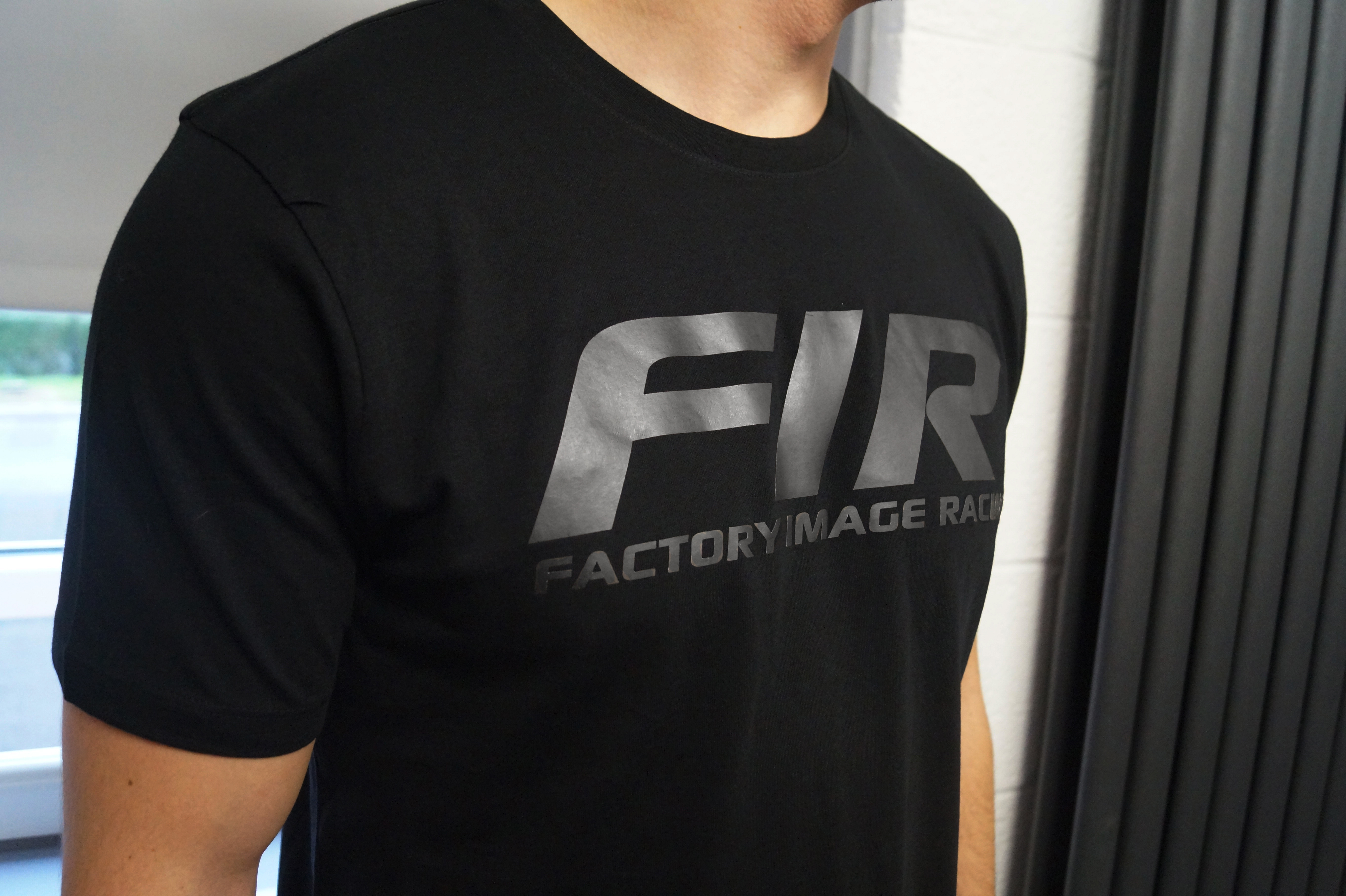 T SHIRT - BLACK ON BLACK - SIZE - S image 1
