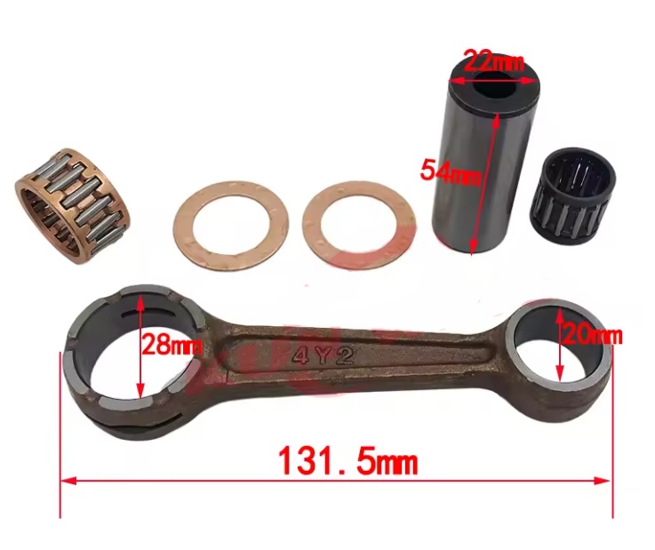 CONNECTING ROD KIT YAMAHA DT125 RS125 IVO-11651-00-00 2N4 4Y2-11650-00 3TT7 3TS9 4Y2-11650-00 thumbnail 2