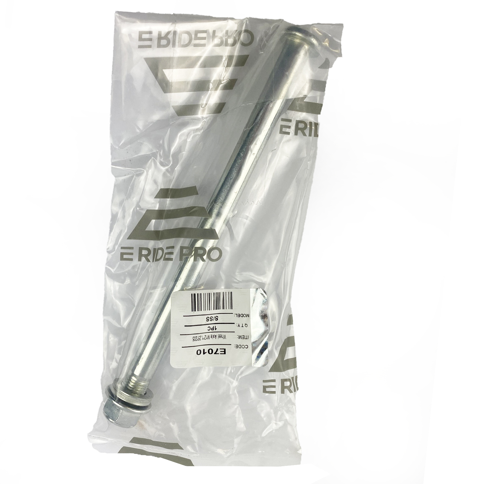 ERIDE PRO LE1 S SS WHEEL SPINDLE AXLE M12x1.25 205mm thumbnail 2
