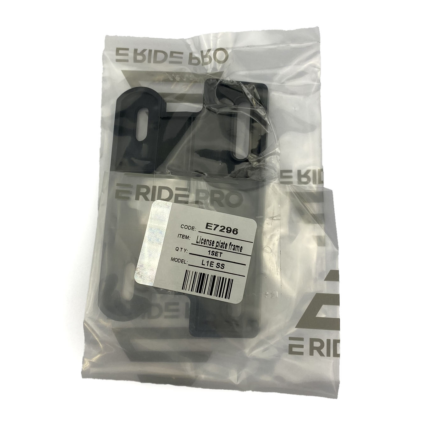 E RIDE PRO L1E NUMBER PLATE HOLDER thumbnail 2