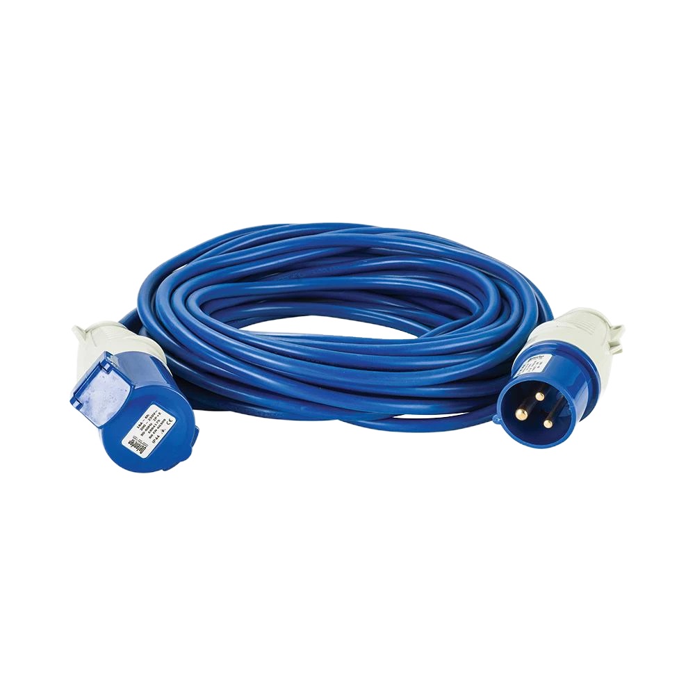 DEFENDER EXTENSION LEAD BLUE, 1.5mm, 16A, 14M image 1