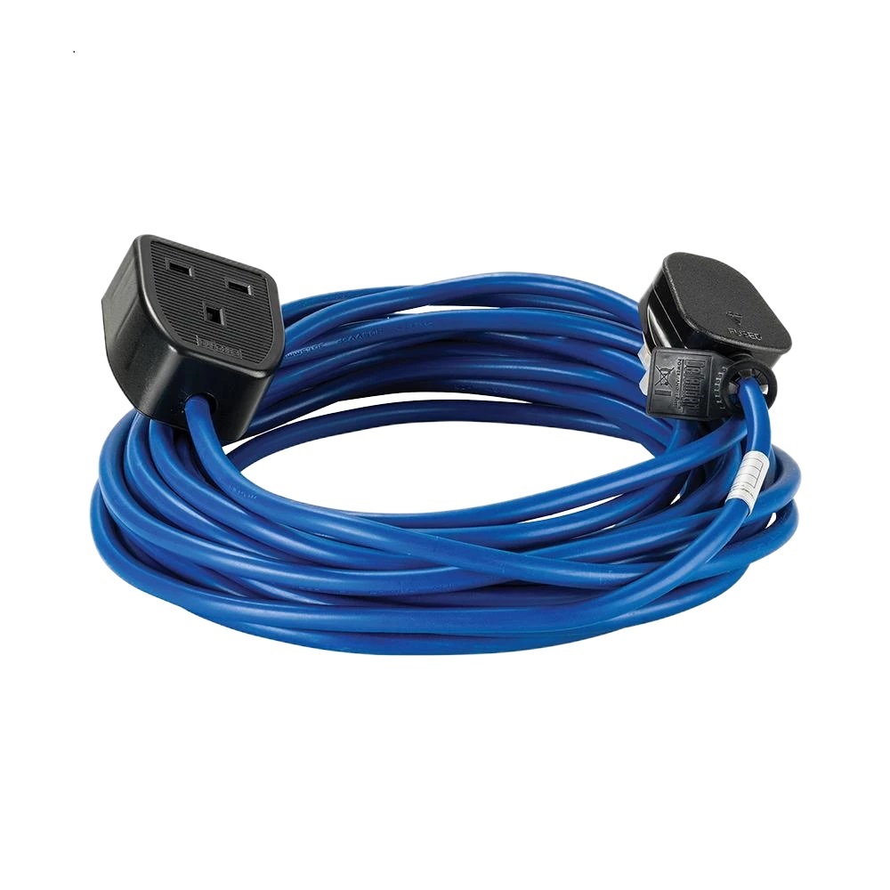 EXTENSION LEAD BLUE, 1.5mm 13AMP 10METRES image 1