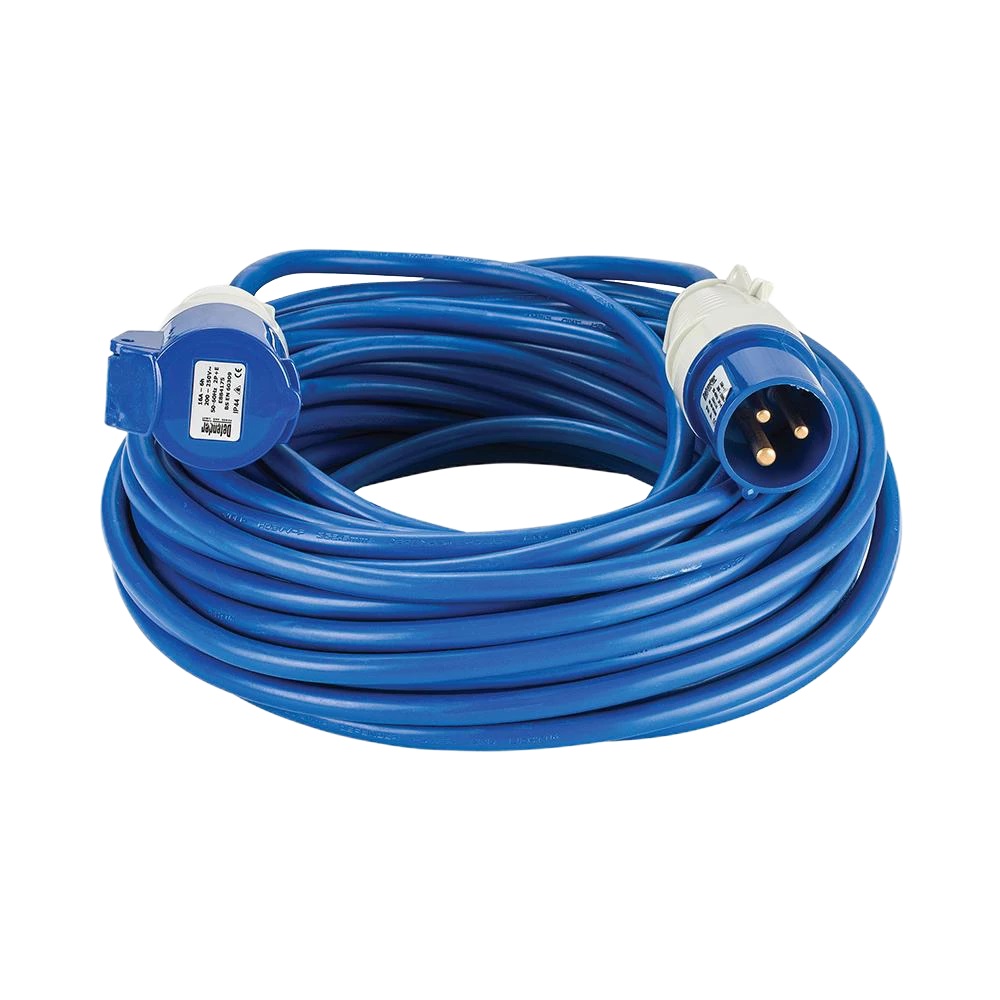 DEFENDER ARTIC EXTENSION LEAD BLUE, 2.5mm, 16A, 25M image 1