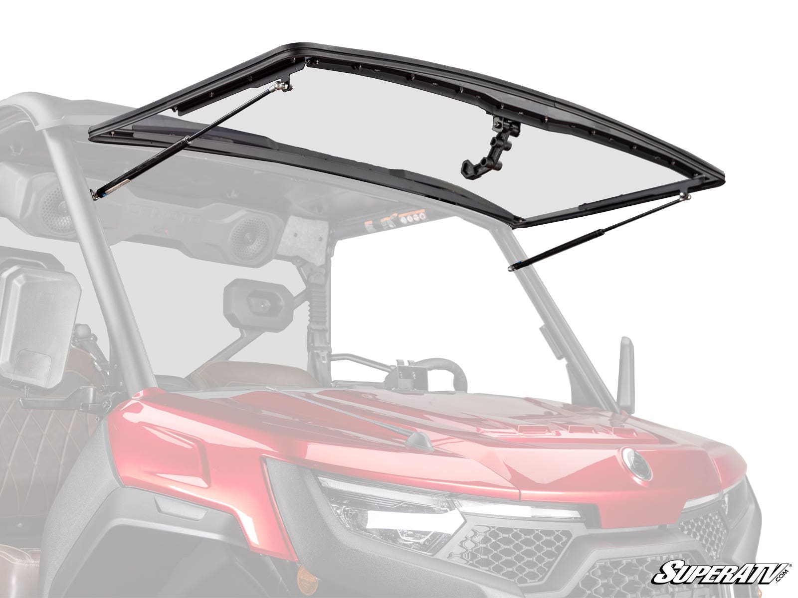 FLIP UP WINDSCREEN POLYCARBONATE CF MOTO UFORCE U10 PRO WINDSHIELD image 1
