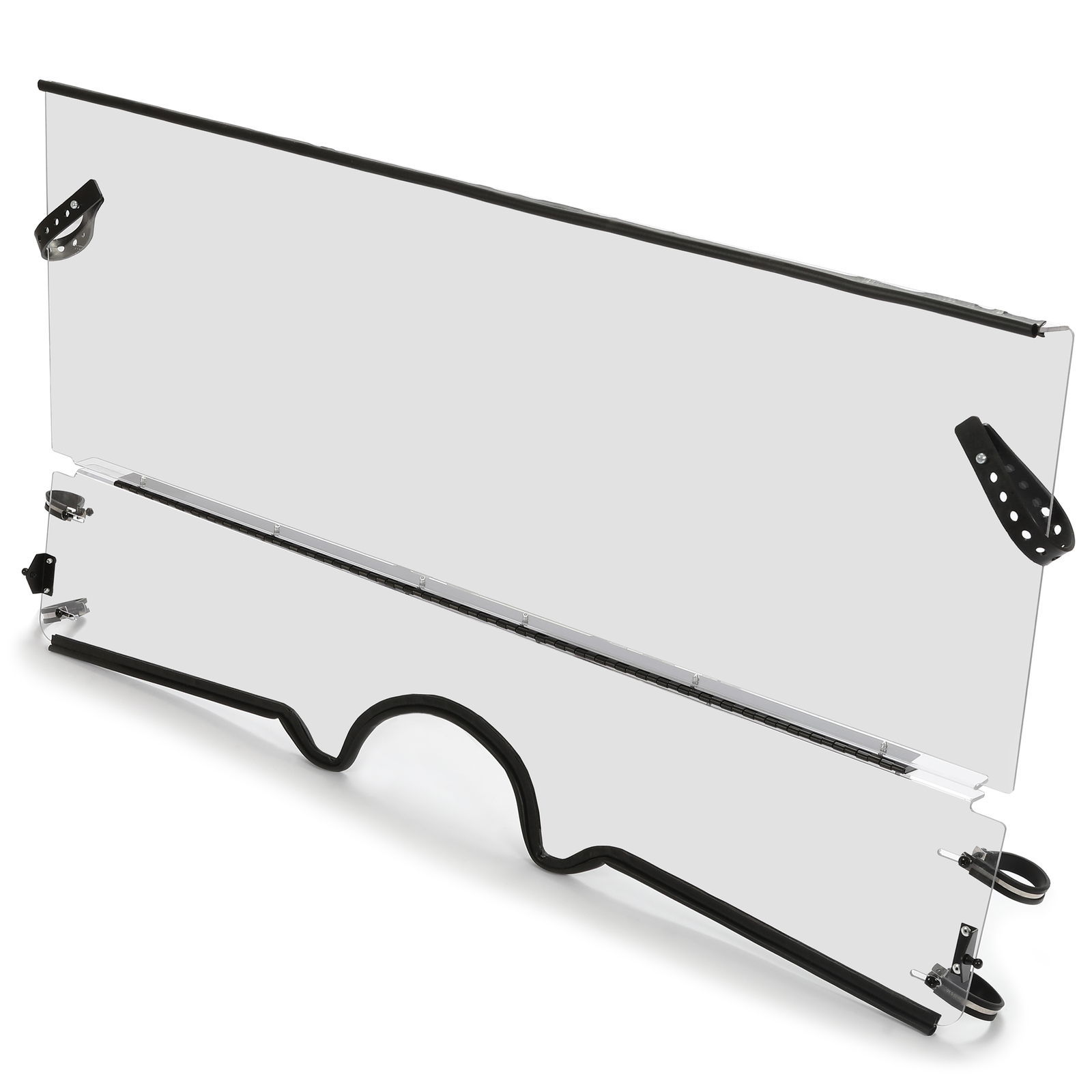 WINDSCREEN FOLDING POLYCARBONATE YAMAHA RHINO 04-13 UTV, WINDSHIELD image 1