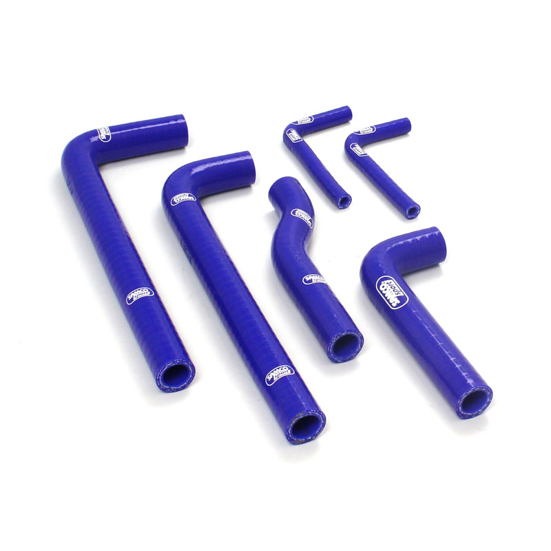COOLANT HOSE 6 PIECE KIT BLUE 99-06 GAS GAS 125 200 250 300 EC SAMCO SPORT GAS-2-BU image 1