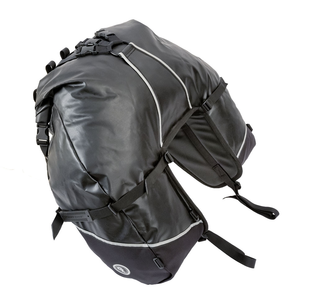Great Basin Saddlebag 68L - Black - Giant Loop GBSB23-B image 1