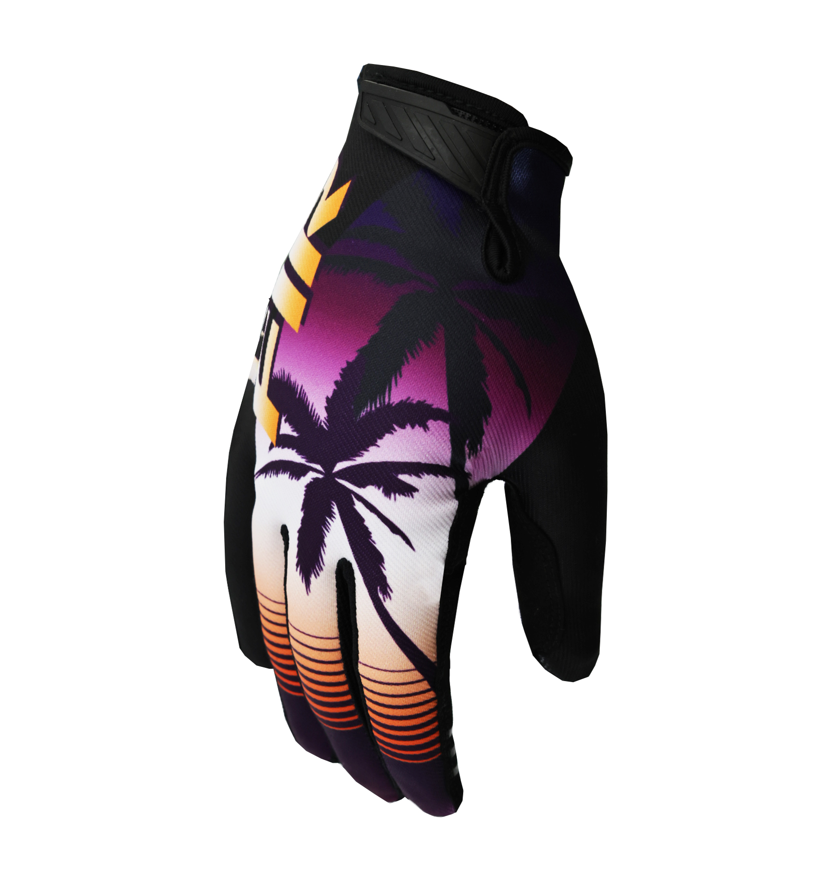 FIR ADULT MX GLOVES - M - RETRO VAPORWAVE SUNSET