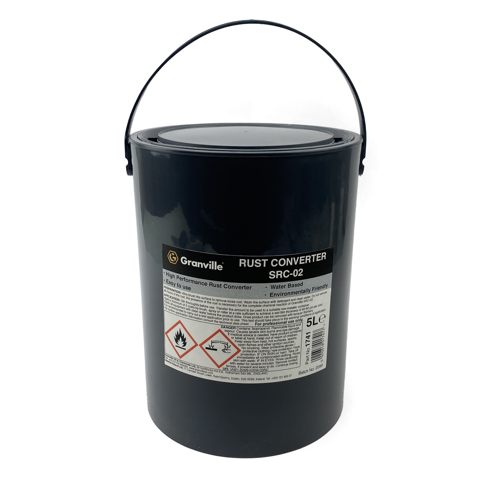 GRANVILLE RUST CONVERTER 5L HEAVY DUTY, WATER BASED image 1