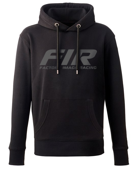 MENS HOODIE SWEATER - BLACK ON BLACK - SIZE - L image 1