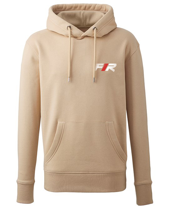 MENS HOODIE SWEATER - WHITE ON SAND - SIZE - M image 1