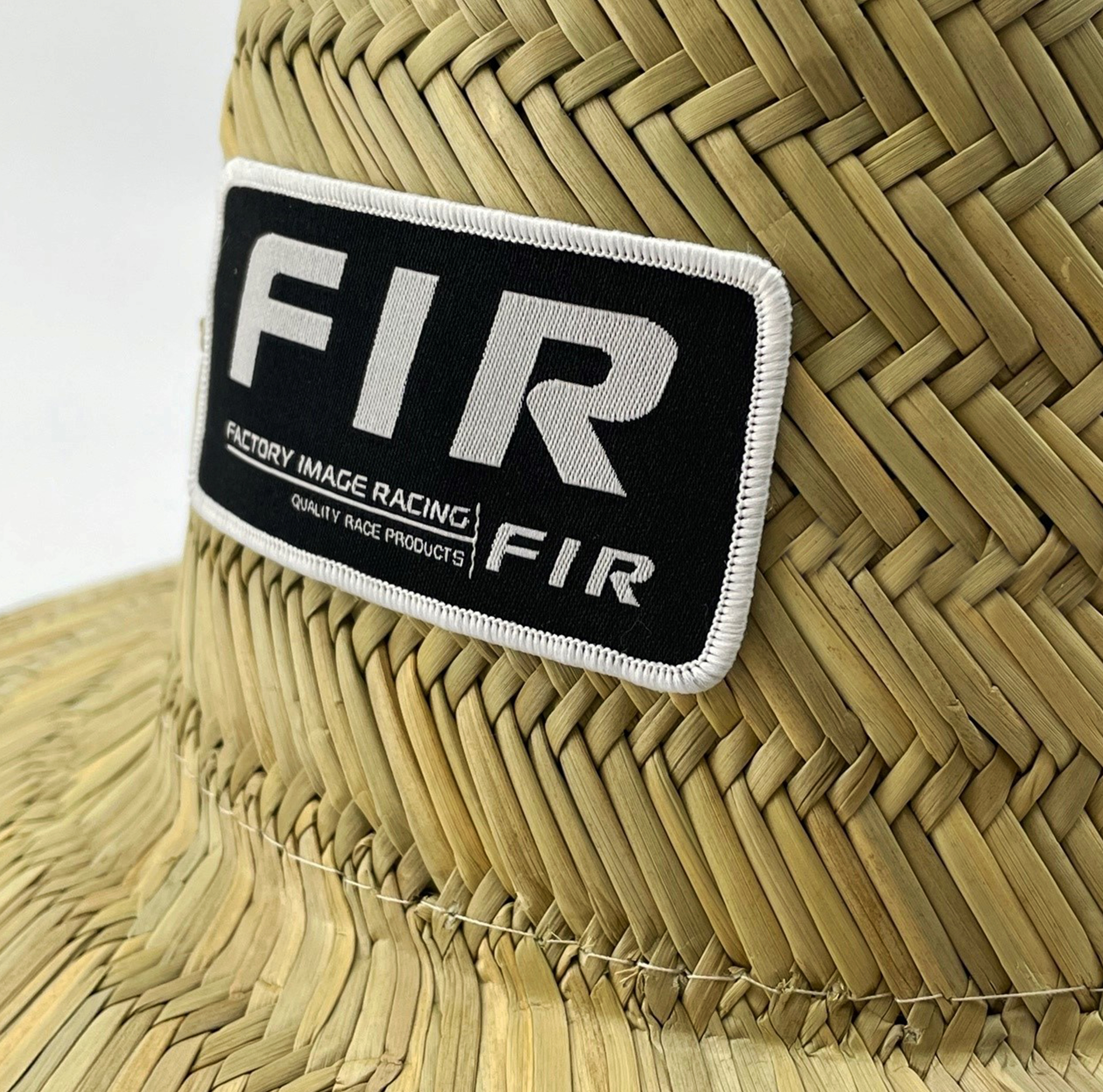 SHORESIDE STRAW HAT - FIR TEXT PATCH - ONE SIZE thumbnail 3