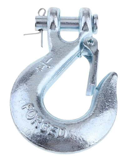 WINCH CABLE HOOK CLEVIS 1/4 6mm 6000LB 2700KG 2.7 TONNE image 1