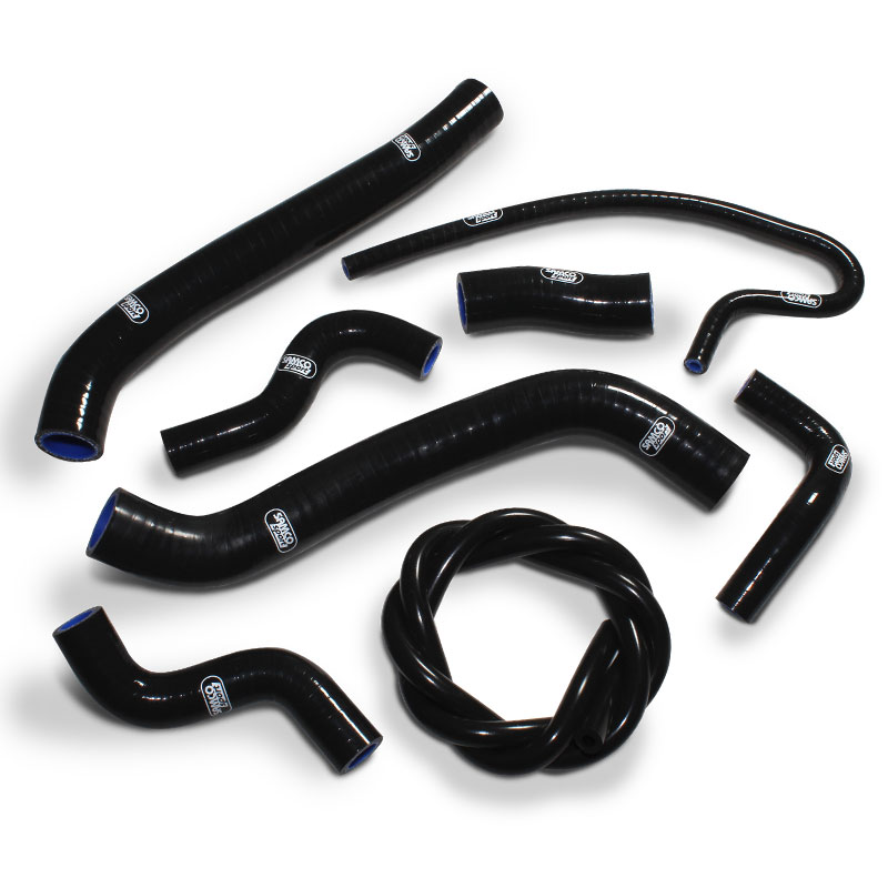 COOLANT HOSE 7 PIECE KIT BLACK 19-23 CRF450L 21-26 CRF450RL HONDA, SAMCO SPORT HON-120-BK image 1