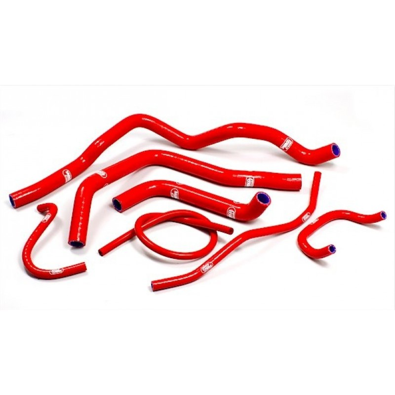 COOLANT HOSE 7 PIECE KIT BLUE 89-90 HONDA PILOT FL400R SAMCO SPORT HON-97-RD image 1