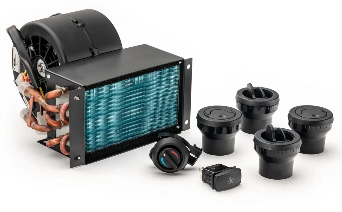 CANAM IN DASH CAB HEATER MATRIX BLOWER, SUPER ATV HTR-CA-T-ID image 1