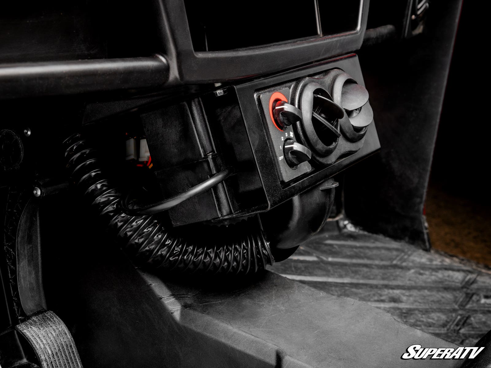 POLARIS RANGER XP 900 UNDER DASH CAB HEATER MATRIX BLOWER, SUPER ATV HTR-P-RAN900 thumbnail 3