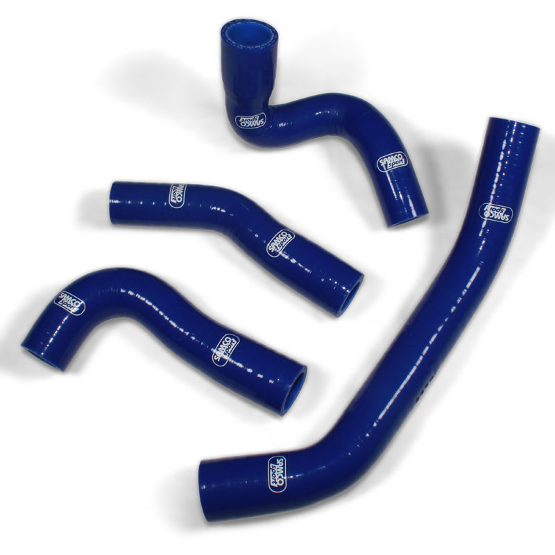 COOLANT HOSE 4 PIECE KIT BLUE 17-26 HUSQVARNA 401 SAMCO HUS-44-BU image 1