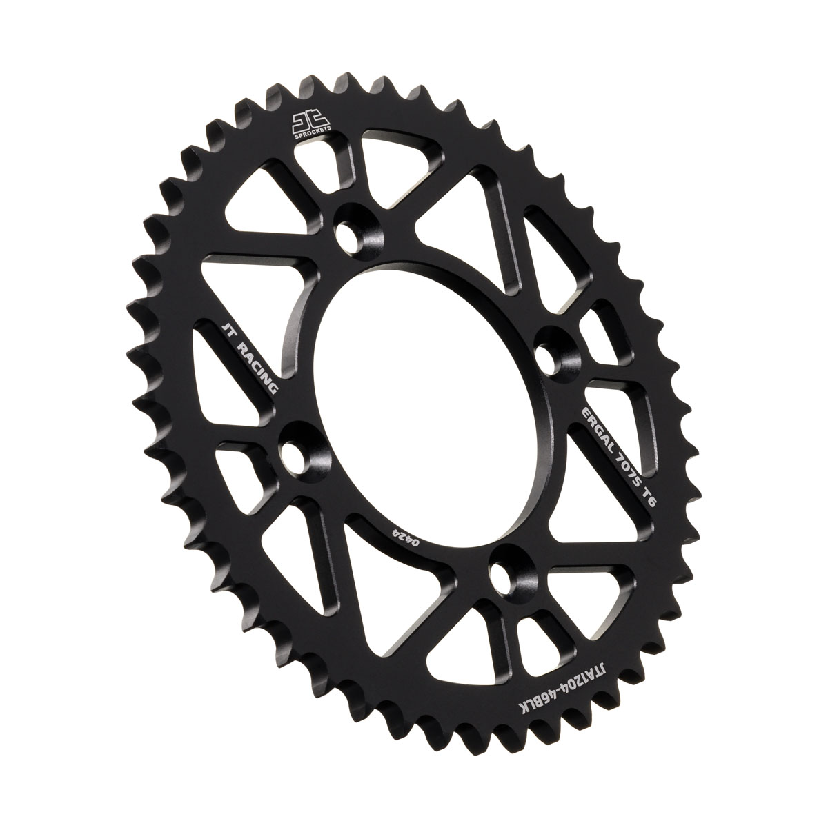 REAR SPROCKET JTA1204.46BLK ALUMINIUM BLACK image 1