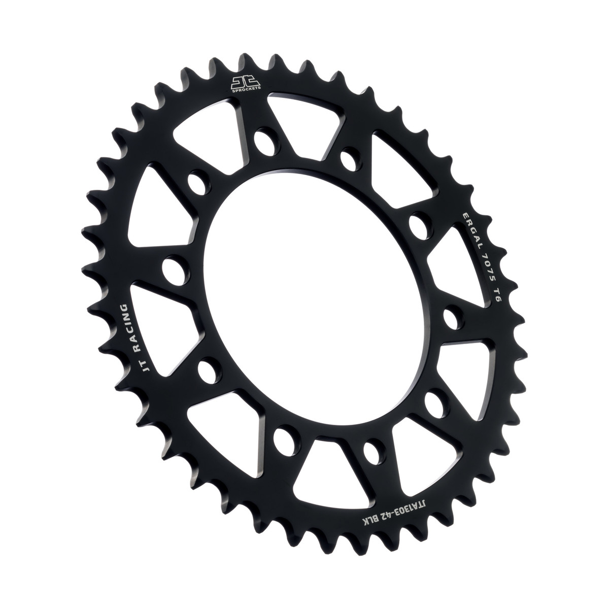 REAR SPROCKET ALLOY JTA1303.42 BLACK, HONDA ROAD CHAIN 520 image 1