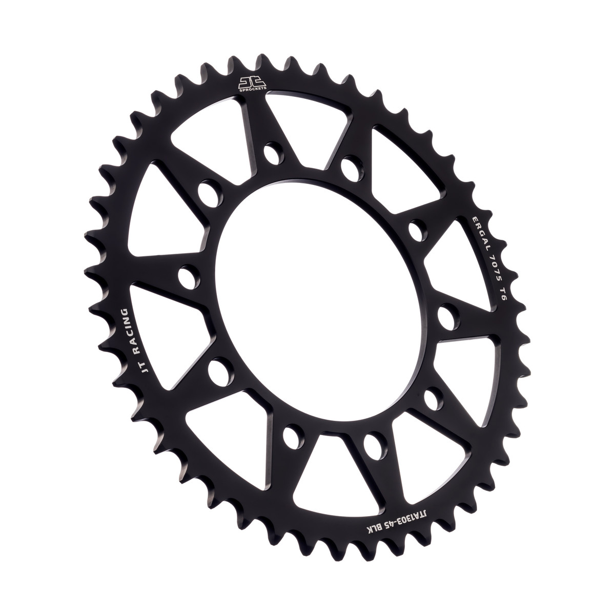 REAR SPROCKET ALLOY JTA1303.45 BLACK, HONDA ROAD CHAIN 520 image 1