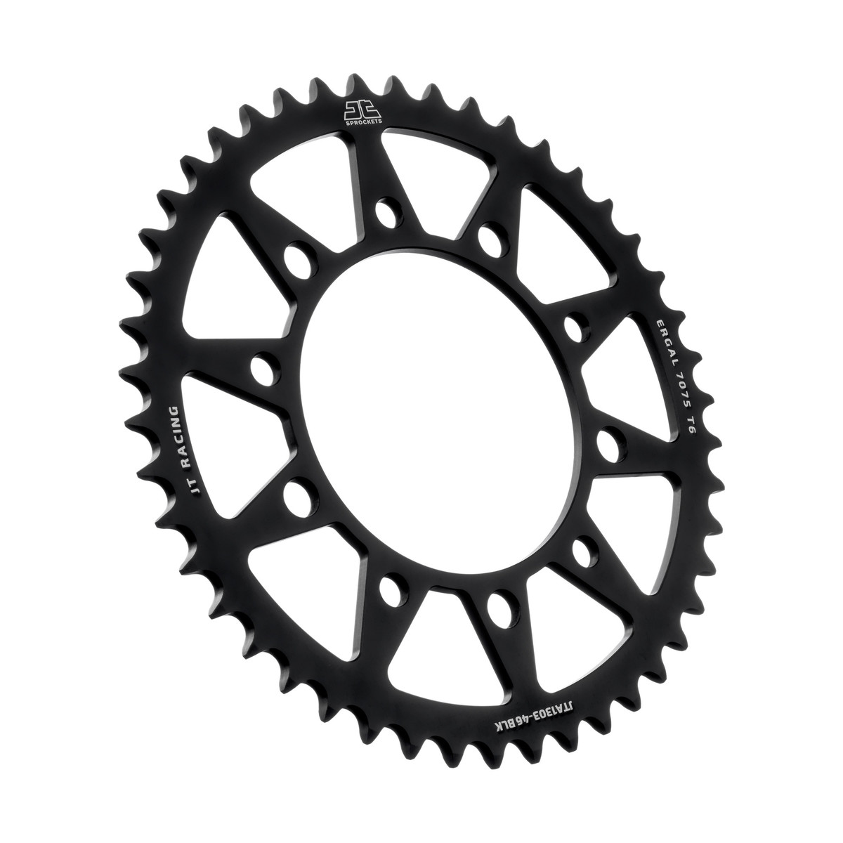 REAR SPROCKET ALLOY JTA1303.46 BLACK, HONDA ROAD CHAIN 520 image 1
