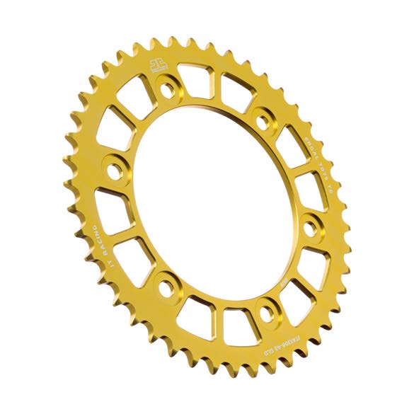 REAR SPROCKET ALLOY JTA1308.45GLD, CHAIN CONVERSION 520 JT RACELITE, HONDA ROAD JTR1308 thumbnail 2