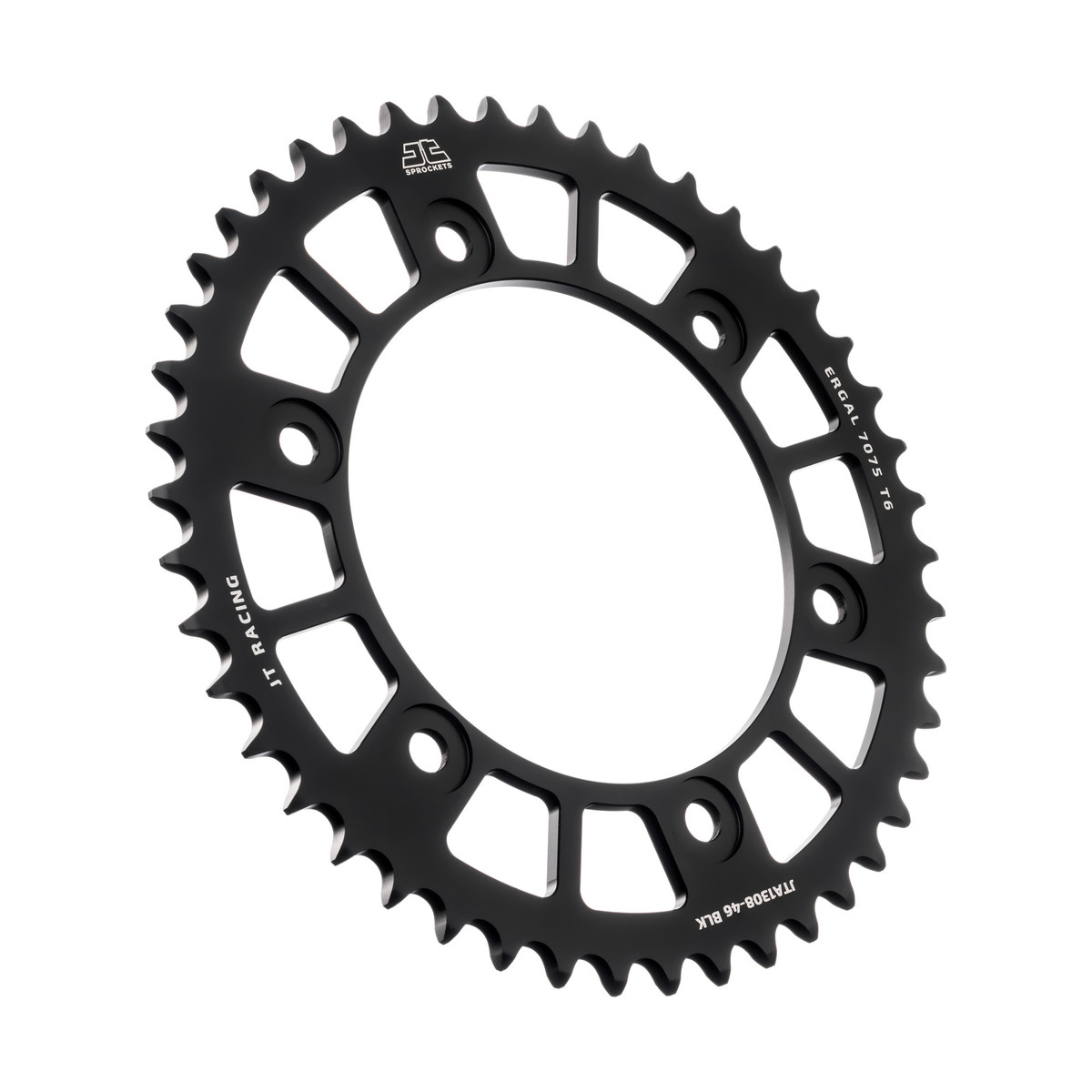 REAR SPROCKET ALLOY JTA1308.46BLK, CHAIN CONVERSION 520 JT RACELITE, HONDA ROAD JTR1308