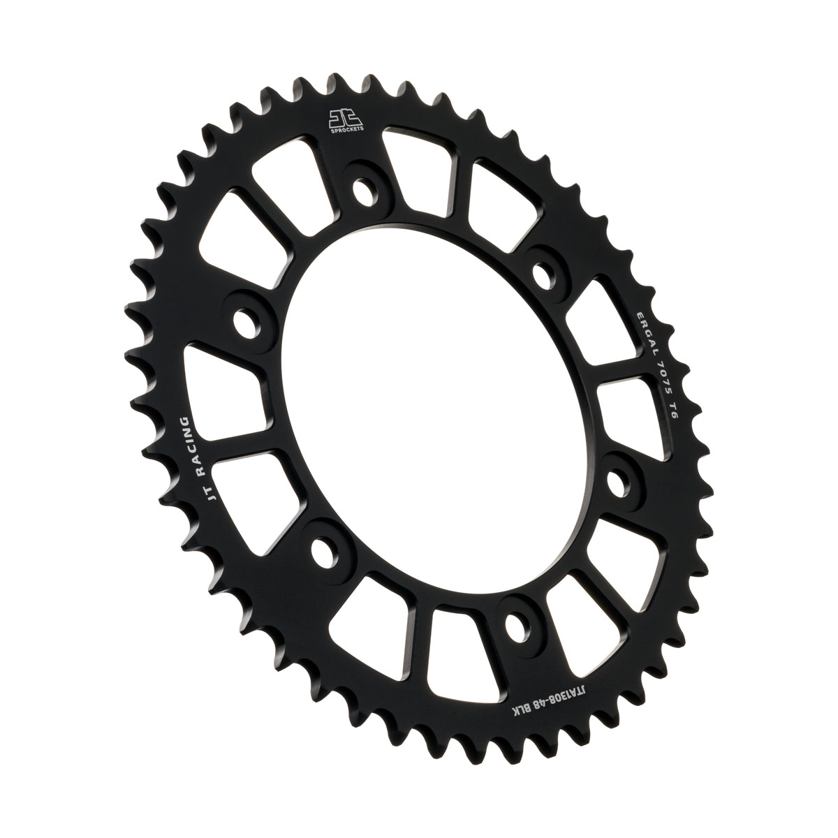 REAR SPROCKET ALLOY JTA1308.48BLK, CHAIN CONVERSION 520 JT RACELITE, HONDA ROAD JTR1308 image 1