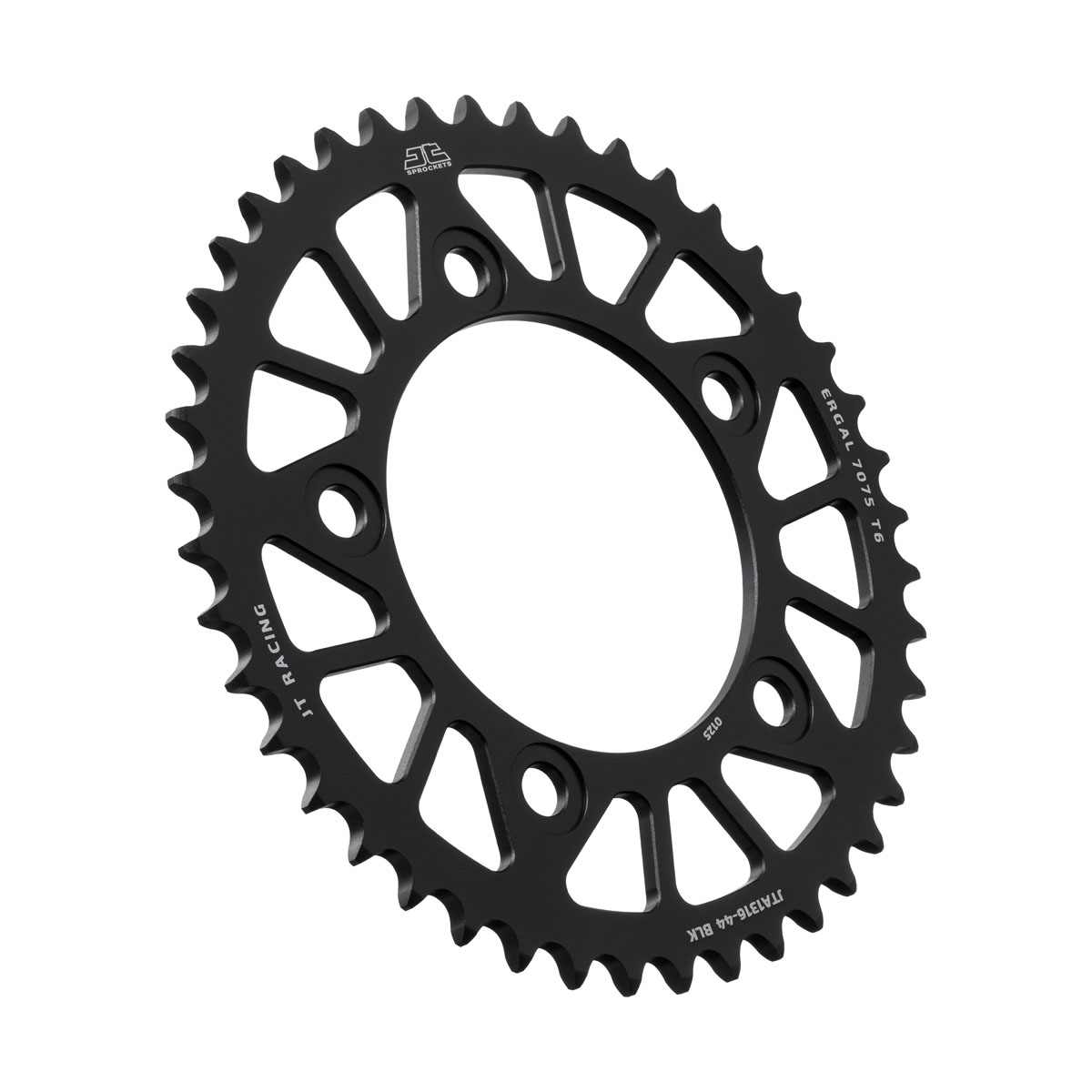REAR SPROCKET JTA1316.44BLK BLACK ALLOY, HONDA ROAD 41201-MGS-D30 image 1
