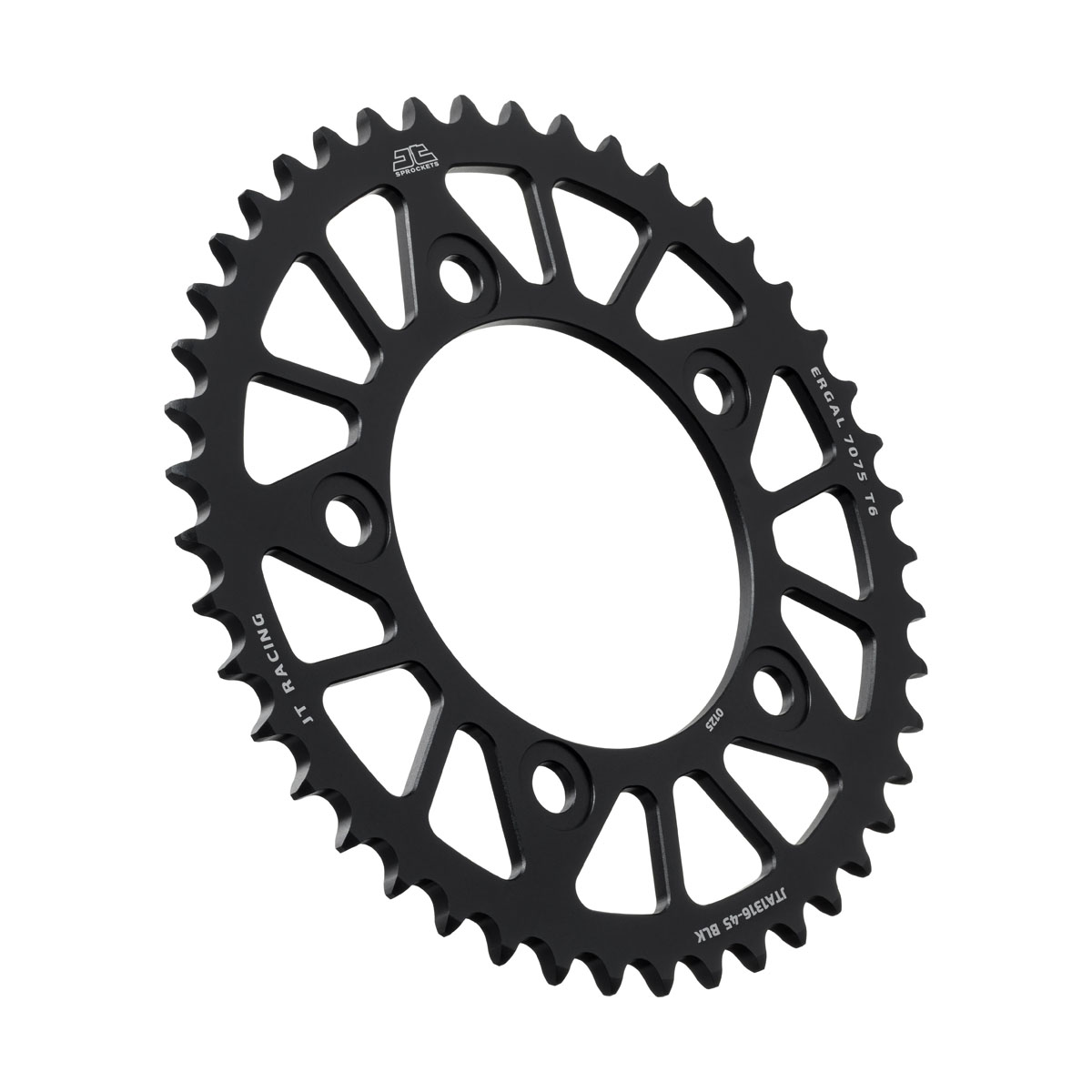 REAR SPROCKET JTA1316.45BLK BLACK ALLOY, HONDA ROAD 41201-MGS-D30 image 1