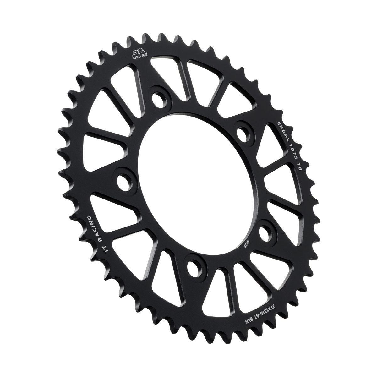 REAR SPROCKET JTA1316.47BLK BLACK ALLOY, HONDA ROAD 41201-MGS-D30 image 1