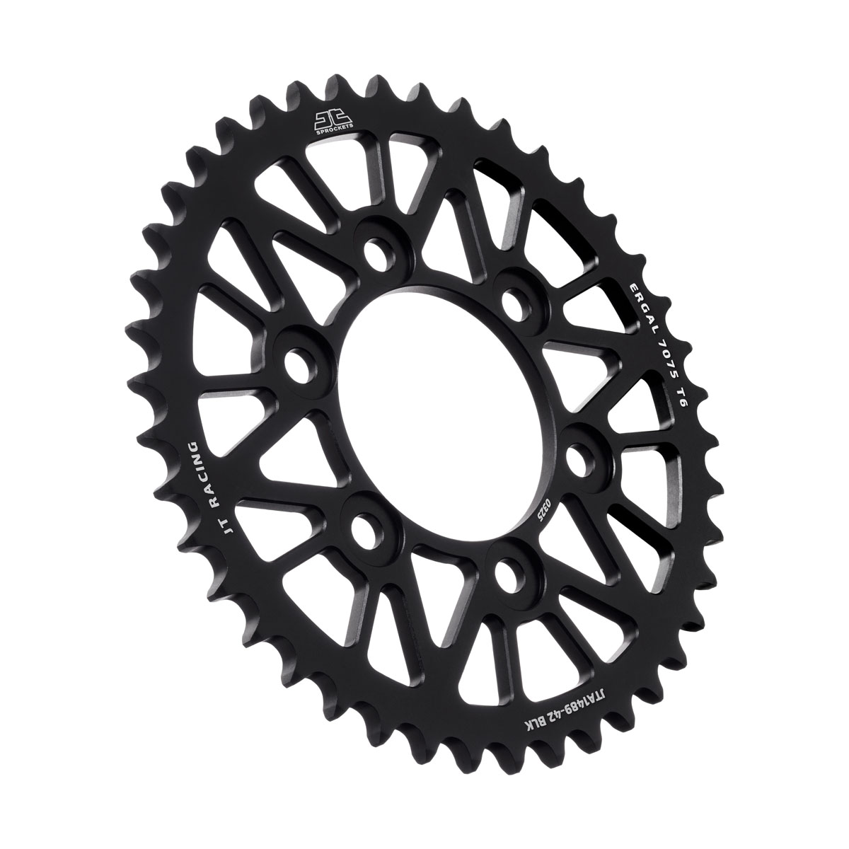 REAR SPROCKET ALLOY BLACK. JTA1489.42BLK, 7075-T6 Aluminium image 1