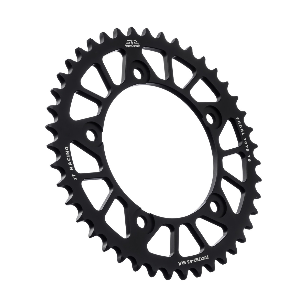 REAR SPROCKET ALLOY JTA1792.43 BLACK, Triumph, Suzuki, CHAIN 525 image 1