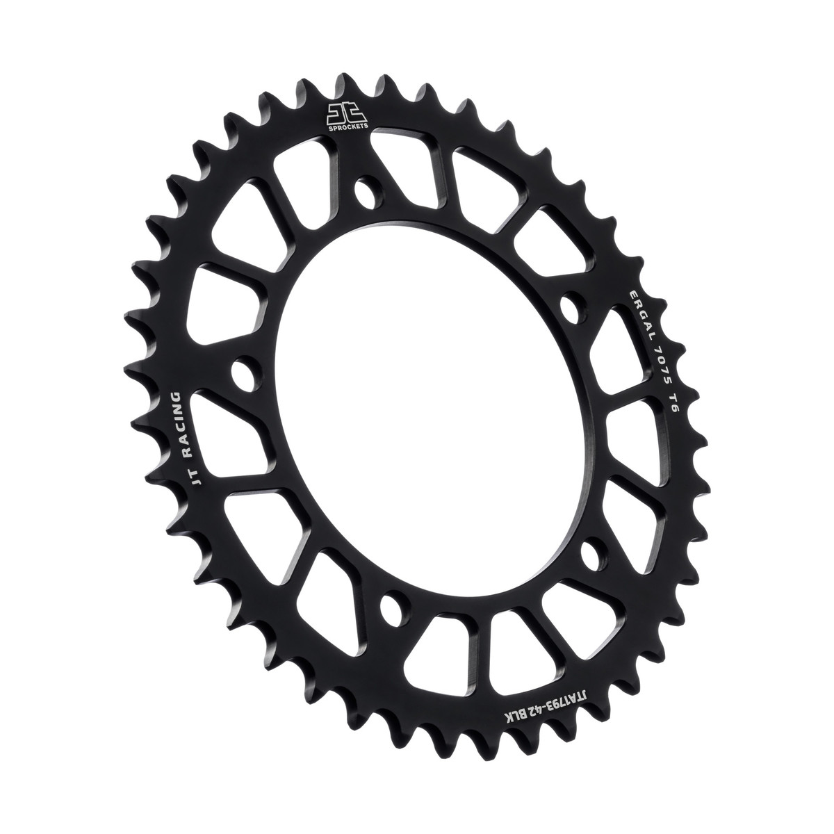 REAR SPROCKET ALLOY JTA1793.42BLK, JT RACELITE 7075 T6, CHAIN CONVERSION 520 image 1