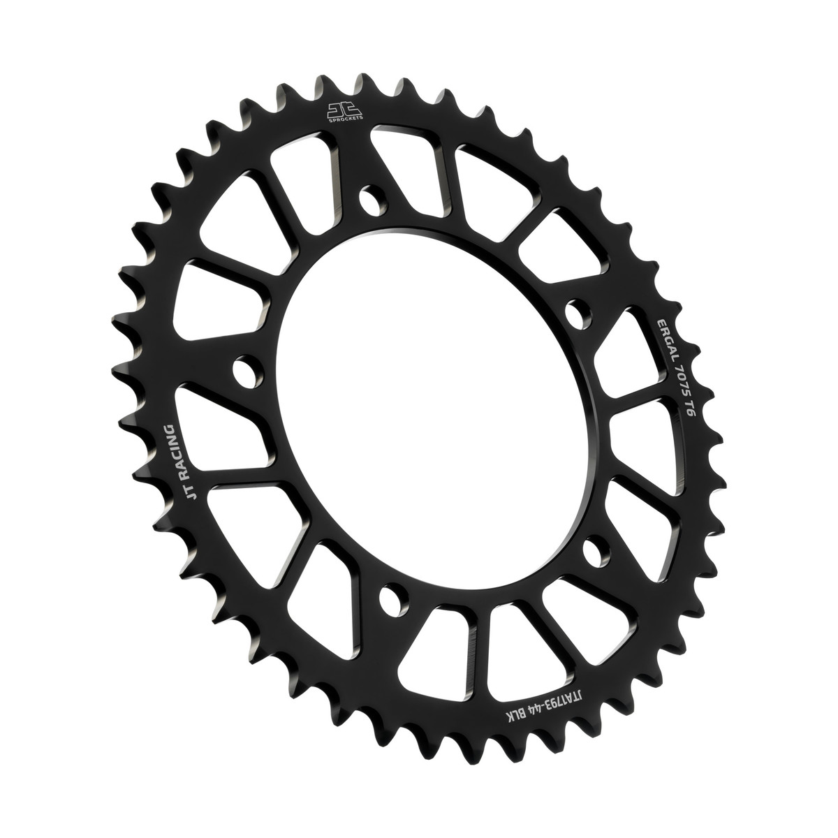 REAR SPROCKET ALLOY JTA1793.44BLK, JT RACELITE 7075 T6, CHAIN CONVERSION 520