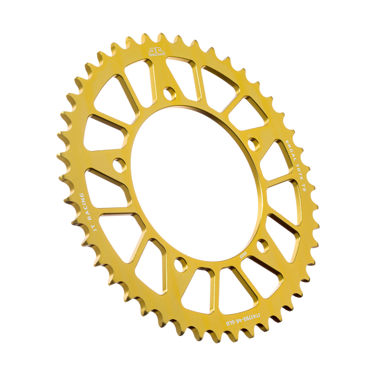 REAR SPROCKET ALLOY JTA1793.46GLD, JT RACELITE 7075 T6, CHAIN CONVERSION 520 image 1