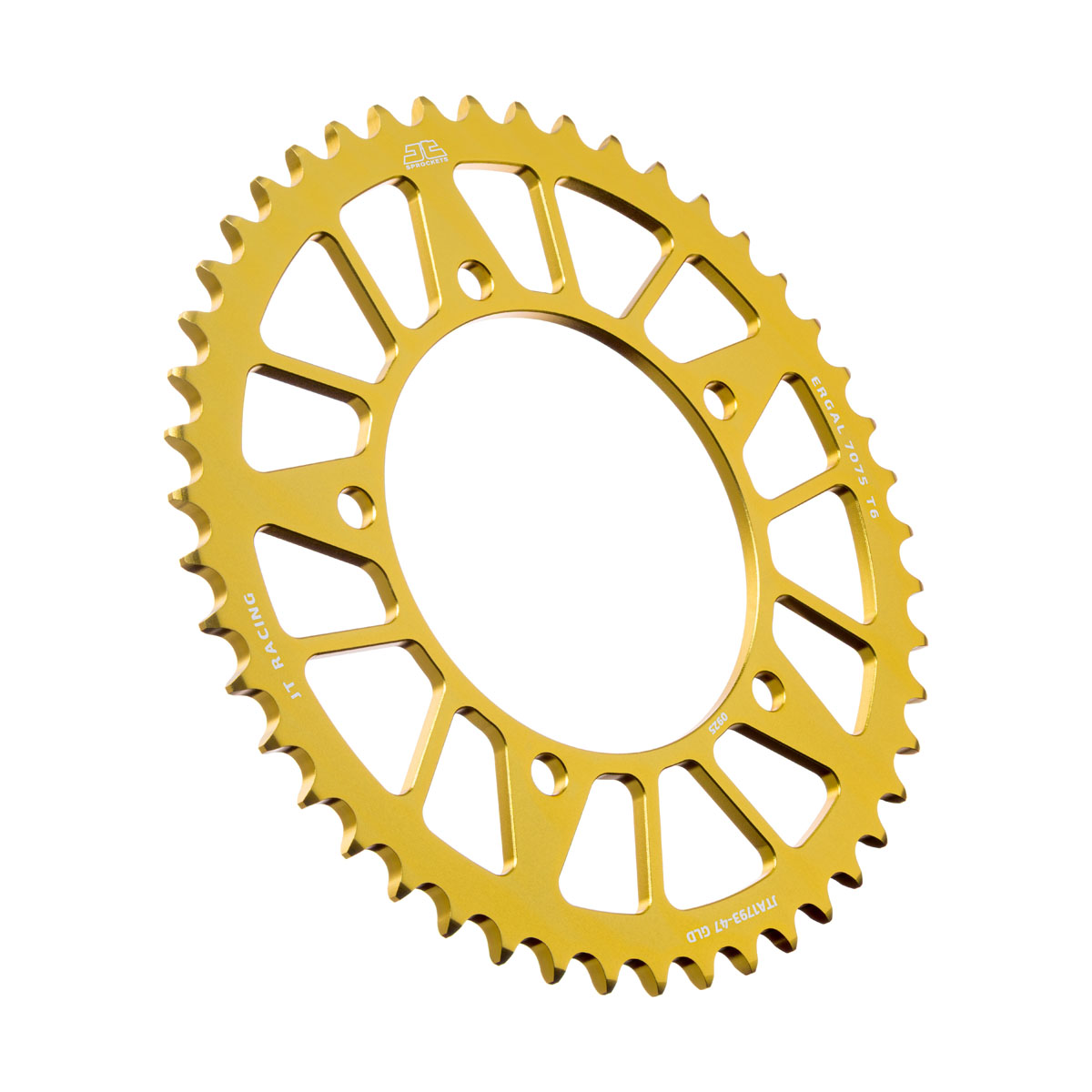 REAR SPROCKET ALLOY JTA1793.47GLD, JT RACELITE 7075 T6, CHAIN CONVERSION 520 image 1