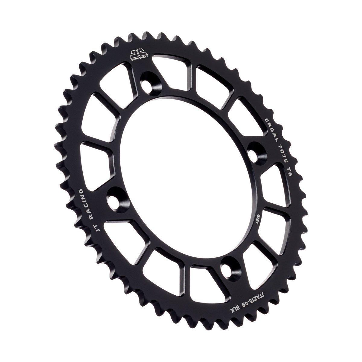 REAR SPROCKET ALLOY BLACK 215, JTA215.49BLK 7075-T6 Aluminium image 1