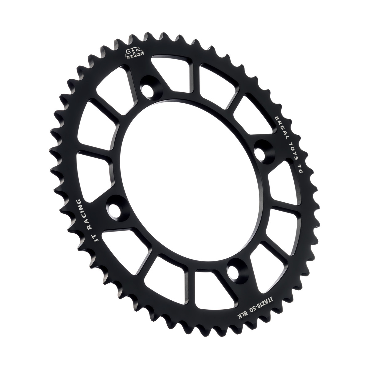REAR SPROCKET ALLOY BLACK 215, JTA215.50BLK 7075-T6 Aluminium