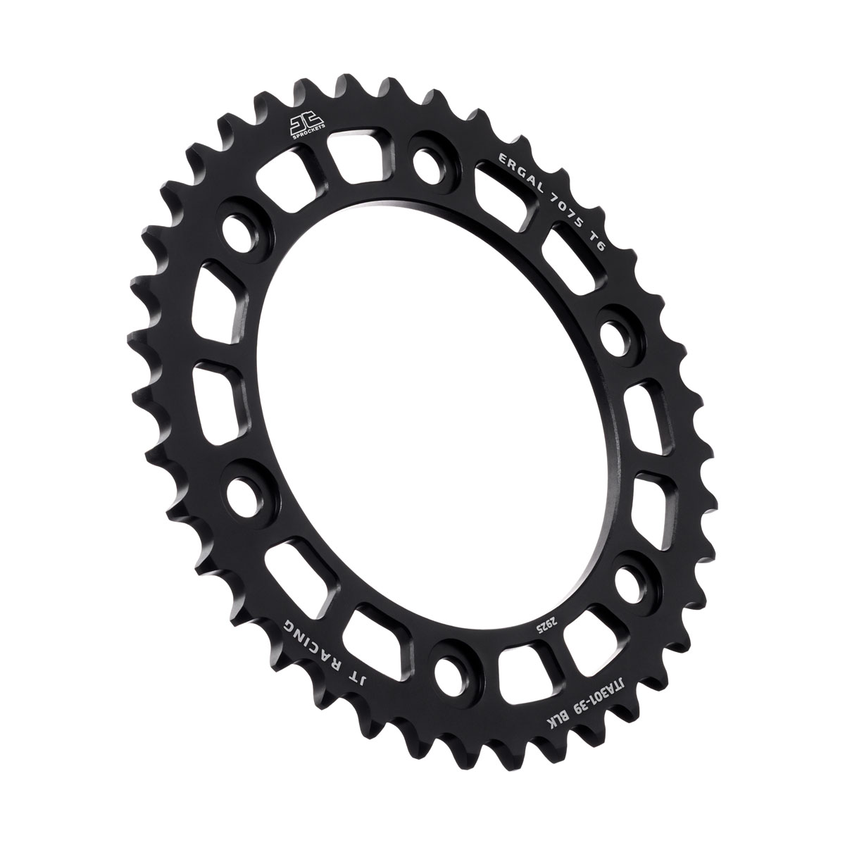 REAR SPROCKET ALLOY BLACK RACELITE JTA301.39BLK image 1