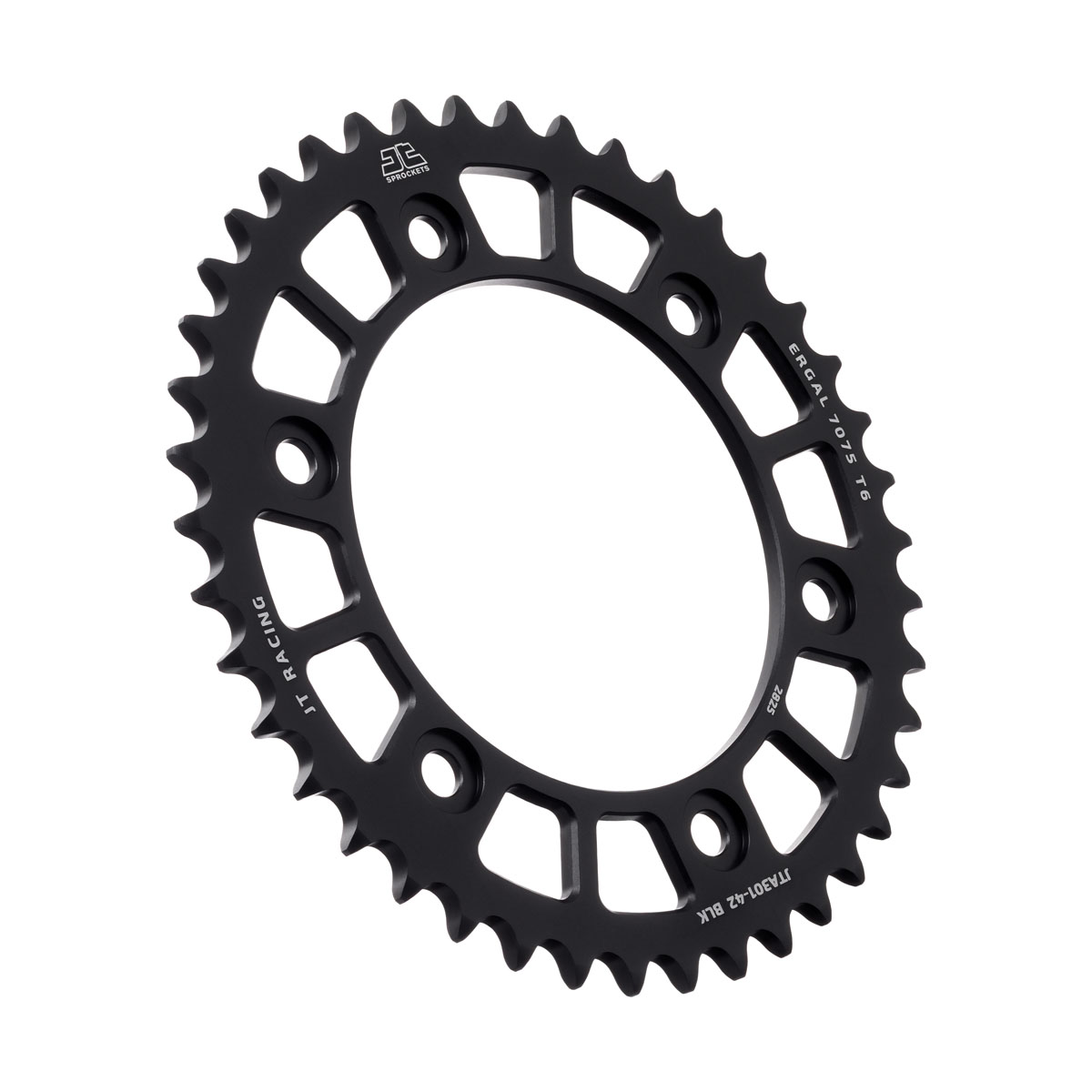 REAR SPROCKET ALLOY BLACK RACELITE JTA301.42BLK image 1