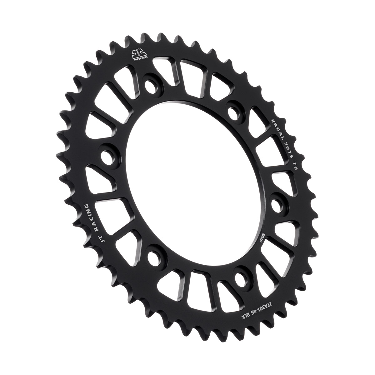 REAR SPROCKET ALLOY BLACK RACELITE JTA301.45BLK image 1