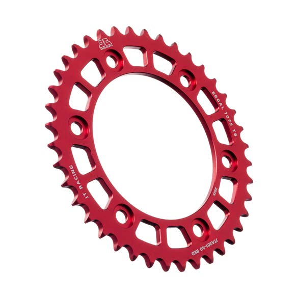 REAR SPROCKET ALLOY RED RACELITE JTA301.45RED thumbnail 2