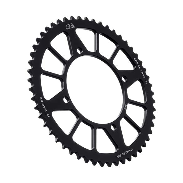 REAR SPROCKET ALLOY BLACK 4-HOLE, JTA461.53BLK 7075-T6 Aluminium thumbnail 2