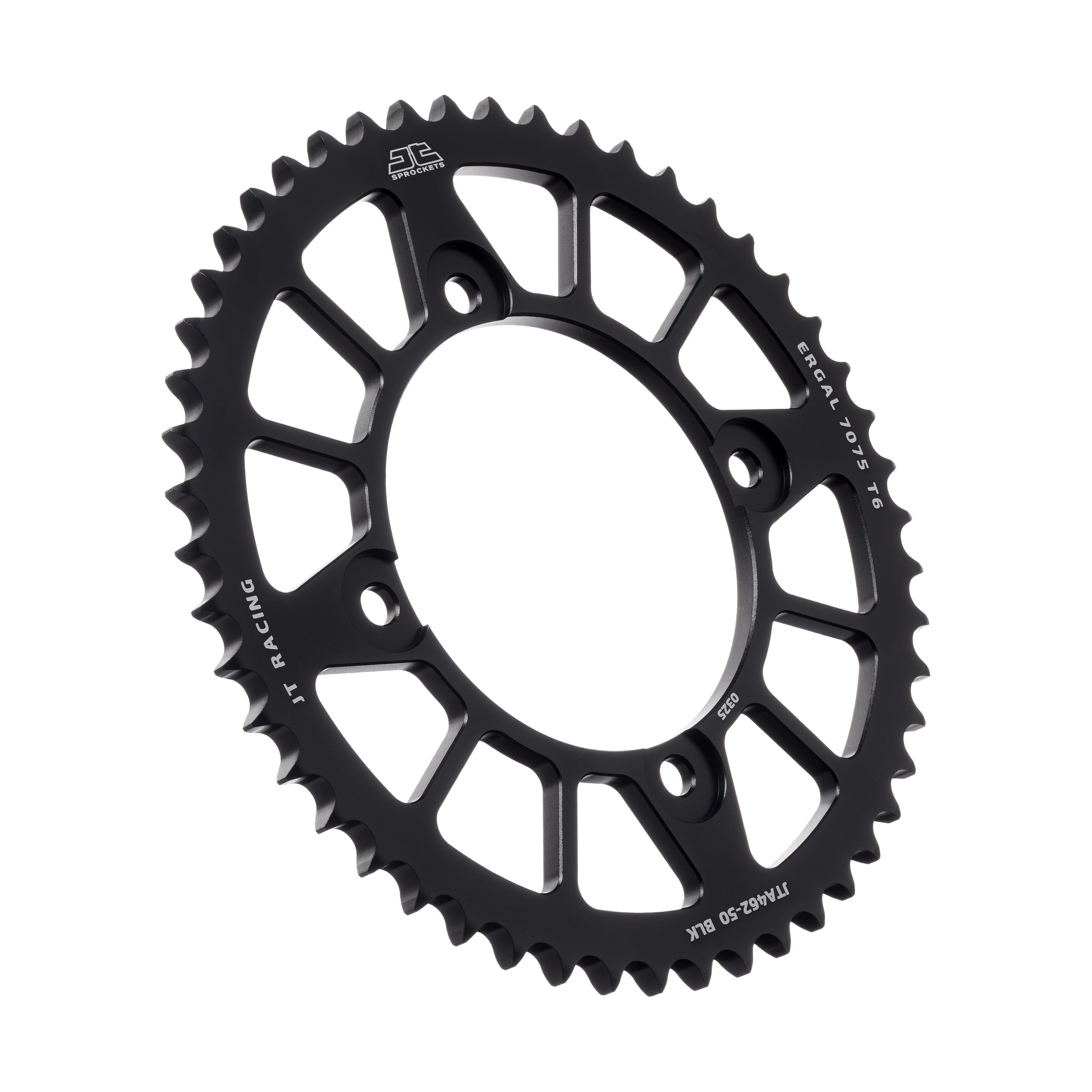 REAR SPROCKET ALLOY BLACK 462, JTA462.50BLK 7075-T6 Aluminium, JTR456 image 1