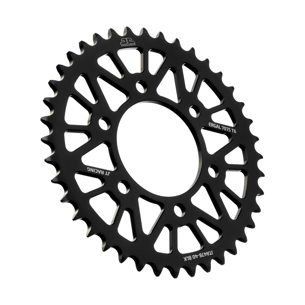 REAR SPROCKET JTA478.40BLK ALLOY, CHAIN 520 (7075-T6 Aluminium) image 1
